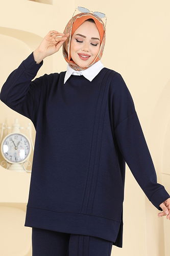 moda selvim Combined 2607MSZ1172 Navy Blue - Thumbnail