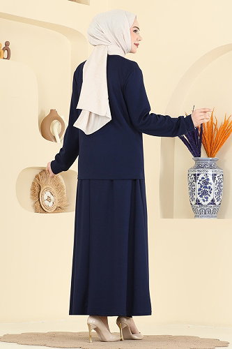 moda selvim Combined 2607TPK1167 Navy Blue - Thumbnail