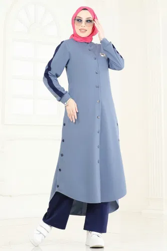 S.L. - Combined 2608SL432 Baby Blue & Navy Blue