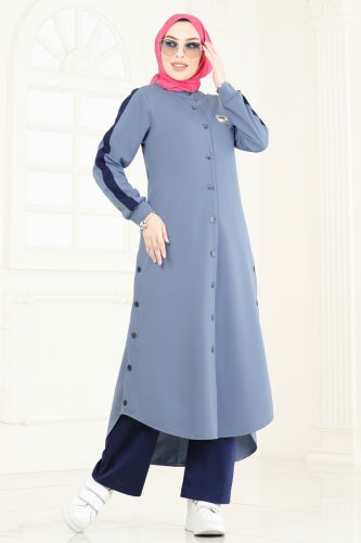 S.L. - طقم أزرق فاتح &كحلي 2608SL432