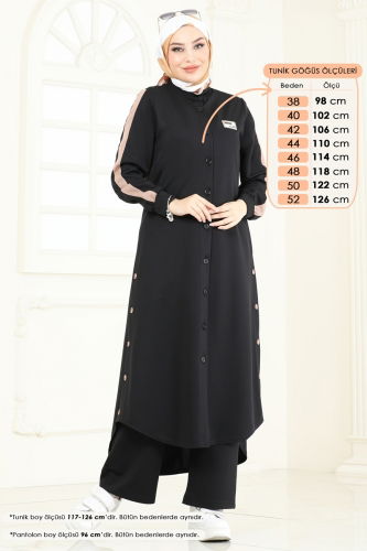 moda selvim Combined 2608SL432 Black - Thumbnail