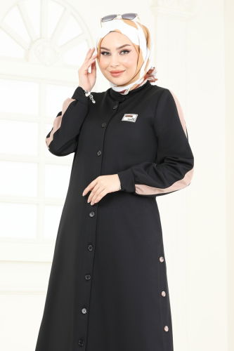 moda selvim طقم أسود 2608SL432 - Thumbnail