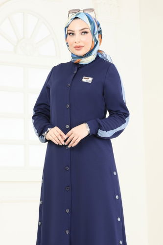 moda selvim طقم كحلي 2608SL432 - Thumbnail