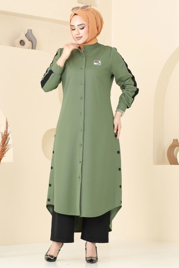 Modaselvim Hijab Combinations Combined 2608SL432 Oil&Black