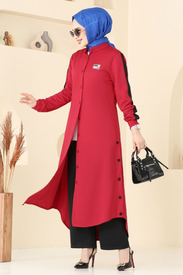 Modaselvim New Season Discount Combined 2608SL432 Red & Black