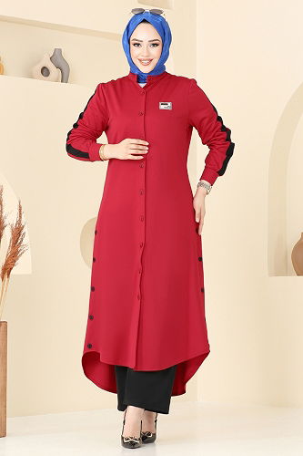 moda selvim Combined 2608SL432 Red & Black - Thumbnail