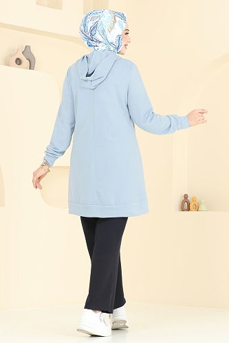 moda selvim طقم أزرق فاتح &كحلي 2610SL432 - Thumbnail