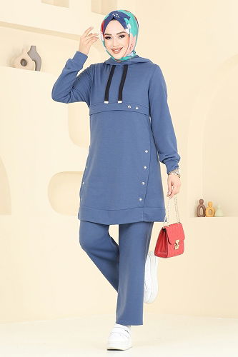 moda selvim طقم ازرق 2610SL432 - Thumbnail