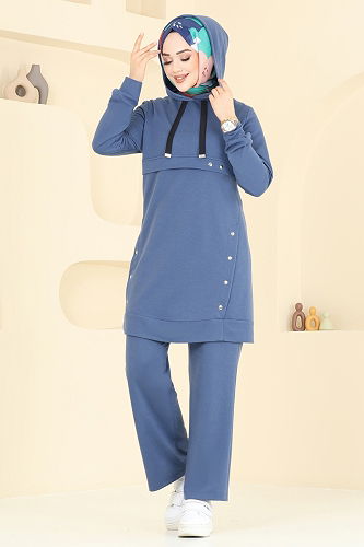 moda selvim طقم ازرق 2610SL432 - Thumbnail