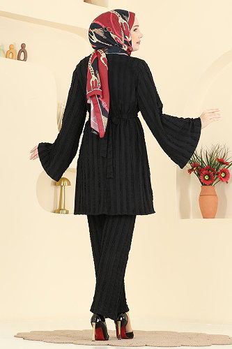 moda selvim Combined 2612TPK1167 Black - Thumbnail