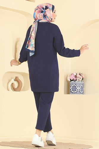 moda selvim Combined 2615TPK1167 Navy Blue - Thumbnail