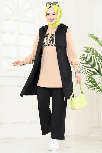 moda selvim Combined 2619SL432 Black - Thumbnail