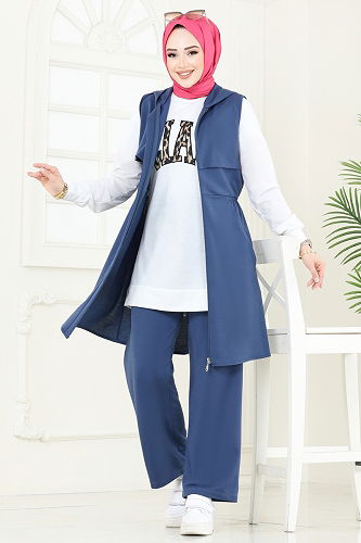 moda selvim Combined 2619SL432 Indigo - Thumbnail