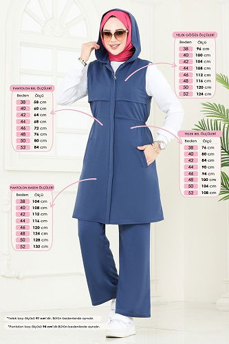 moda selvim طقم ازرق 2619SL432 - Thumbnail