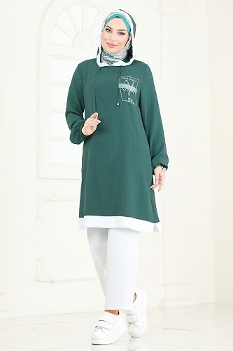 moda selvim Combined 2620SL432 Dark Mint - Thumbnail