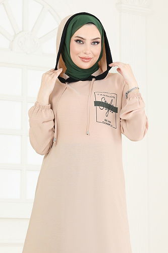 moda selvim طقم بيج 2620SL432 - Thumbnail