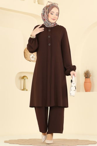 S.L. - طقم بني غامق 2621SL432