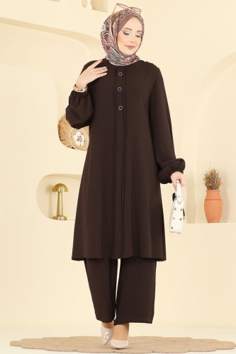 S.L. - طقم بني غامق 2621SL432
