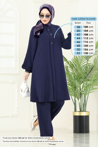 S.L. - طقم كحلي غامق 2621SL432
