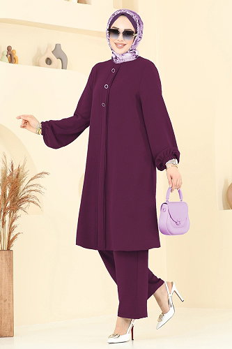 moda selvim طقم توتي فاتح 2621SL432 - Thumbnail