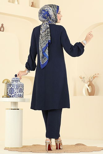 moda selvim طقم كحلي 2621SL432 - Thumbnail