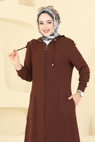 moda selvim طقم بني 2624SL432 - Thumbnail