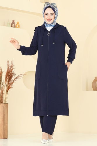 moda selvim Combined 2624SL432 Navy Blue - Thumbnail
