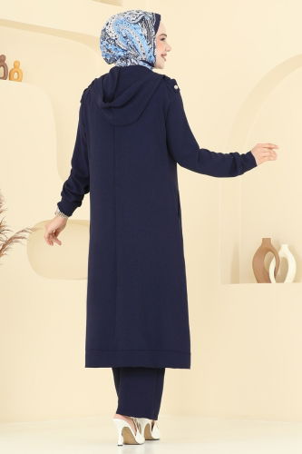 moda selvim Combined 2624SL432 Navy Blue - Thumbnail