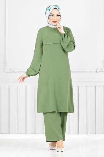 moda selvim Combined 2625SL890-M Almond Green - Thumbnail