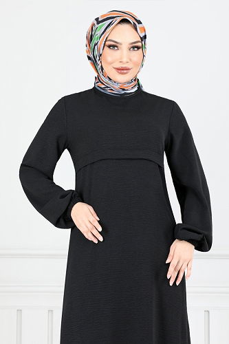 moda selvim Combined 2625SL890-M Black - Thumbnail