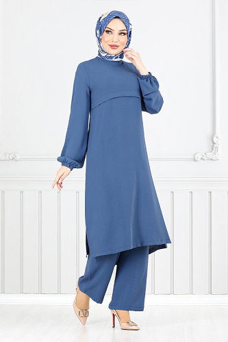 moda selvim Combined 2625SL890-M Indigo - Thumbnail