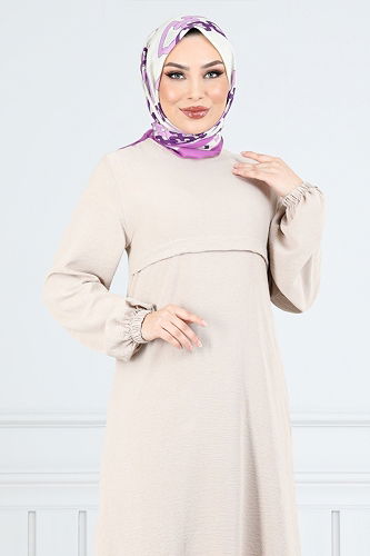 moda selvim طقم بيج 2625SL890-M - Thumbnail