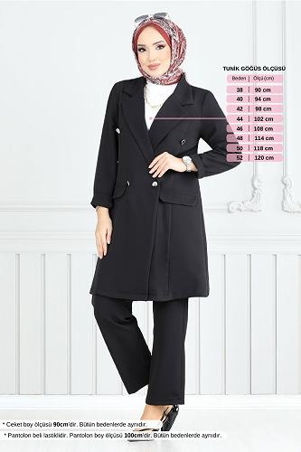 moda selvim Combined 2626SL890-M Black - Thumbnail