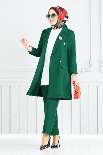 moda selvim Combined 2626SL890-M Emerald - Thumbnail