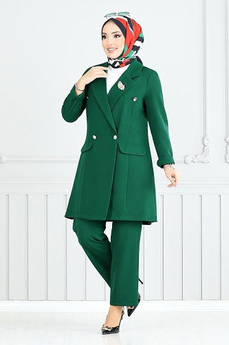 moda selvim Combined 2626SL890-M Emerald - Thumbnail