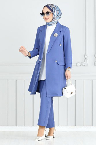 moda selvim Combined 2626SL890-M Indigo - Thumbnail