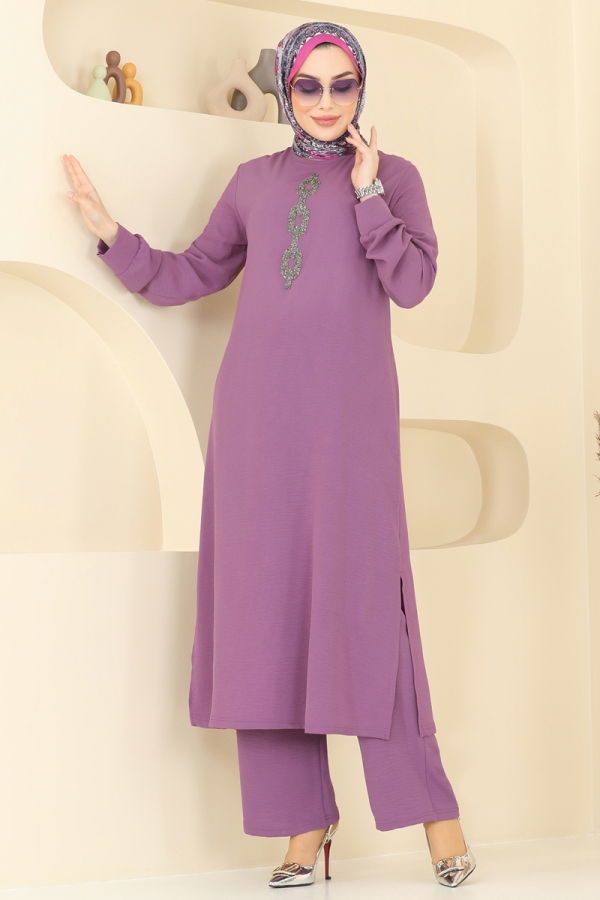 Modaselvim خصم صافٍ20%+20% في سلة التسوق طقم وردي غامق 2627SL432