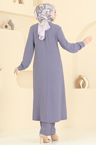 moda selvim طقم رمادي 2627SL432 - Thumbnail