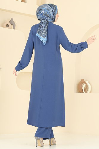 moda selvim طقم ازرق 2627SL432 - Thumbnail