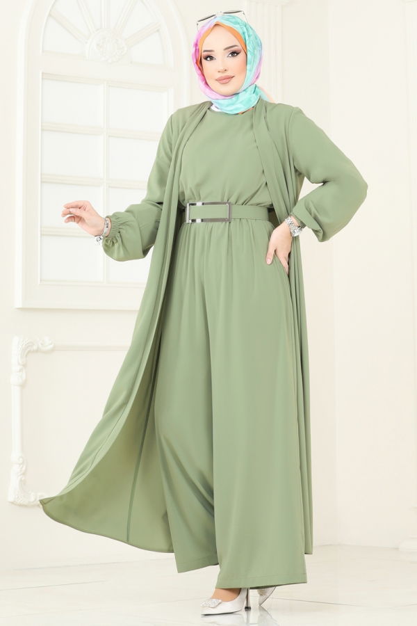 Modaselvim الافرولات طقم أخضر عشبي 2628SL432