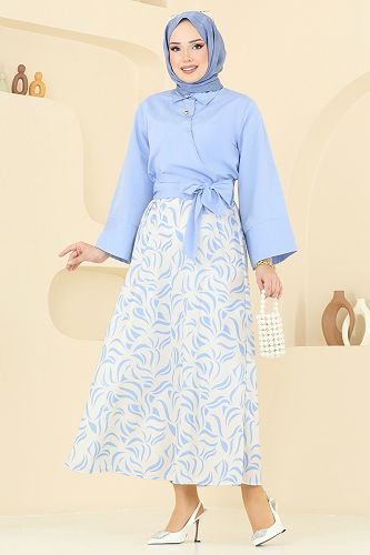 moda selvim Combined 262ASN888 Baby Blue - Thumbnail