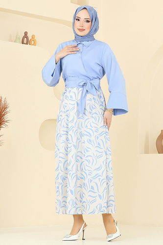 moda selvim Combined 262ASN888 Baby Blue - Thumbnail