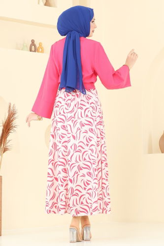 moda selvim Combined 262ASN888 Fuchsia - Thumbnail