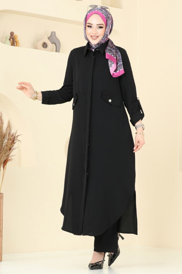 Modaselvim الاطقم طقم أسود 2631SL432