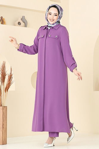 moda selvim Combined 2632SL432 Dark Lilac - Thumbnail