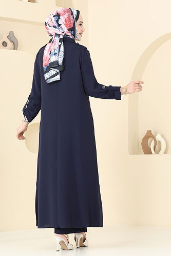 moda selvim طقم كحلي 2632SL432 - Thumbnail