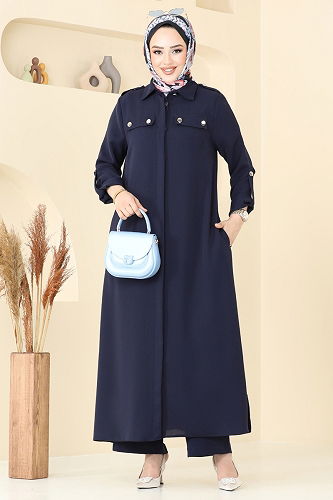 moda selvim طقم كحلي 2632SL432 - Thumbnail