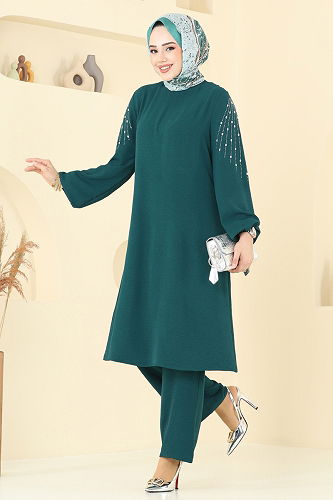 moda selvim طقم بترولي 2633SL432 - Thumbnail