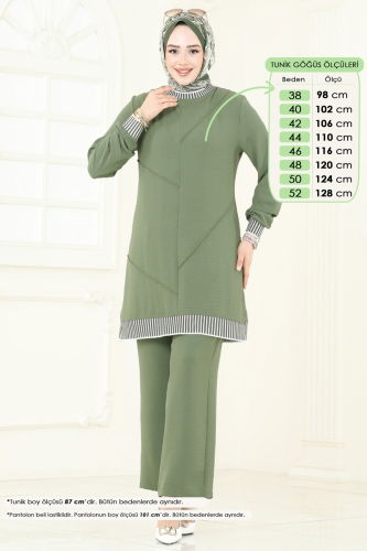 moda selvim Combined 2635SL432 Almond Green - Thumbnail