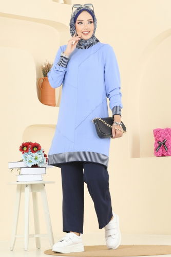 S.L. - Combined 2635SL432 Baby Blue & Navy Blue